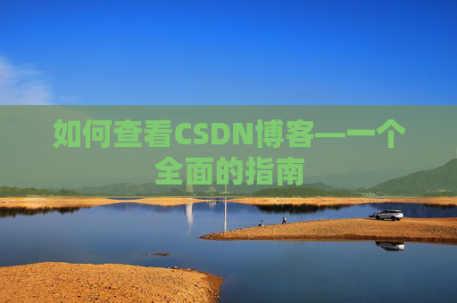 如何查看CSDN博客—一个全面的指南